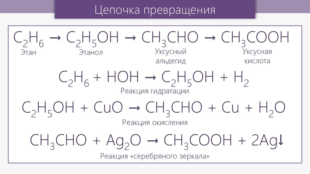 Задана следующая схема превращений веществ ацетилен x этаналь y этанол