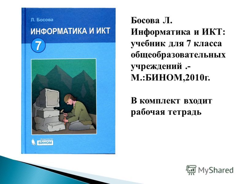 Учебник по информатике 7 класс босова презентация