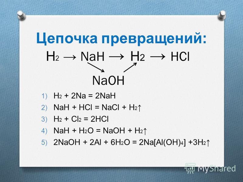 Nah naoh реакция. Цепочки превращений химических реакций. Водород- nah h2 HCL. Химические Цепочки. Химия Цепочки превращений.