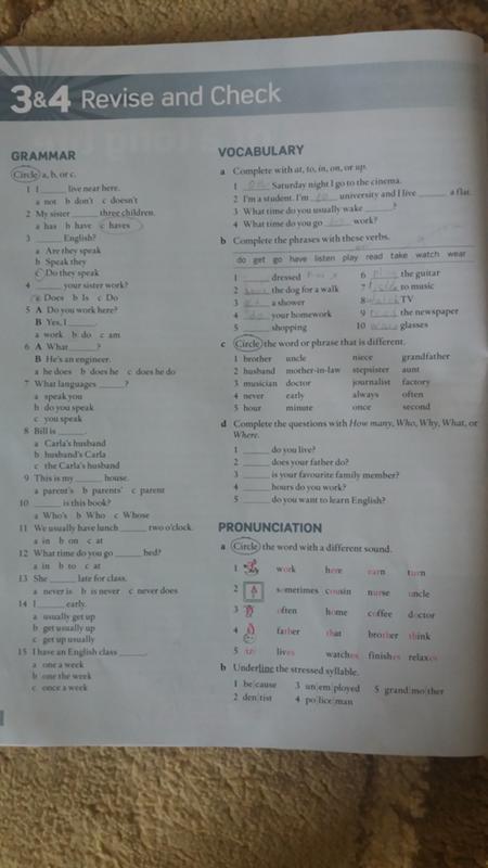 Ответы английский грамматика 9. Ответы тест English file Elementary 10a. Ответы revise and check. Test English Elementary ответы. 3 4 Revise and check ответы.