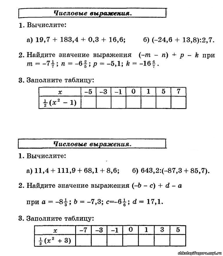 Буквенные выражения контрольная. Числовое выражение 7 кл. Числовые выражения 7 класс задания. Числовые выражения самостоятельная работа. Числовые выражения 7 класс Алгебра.