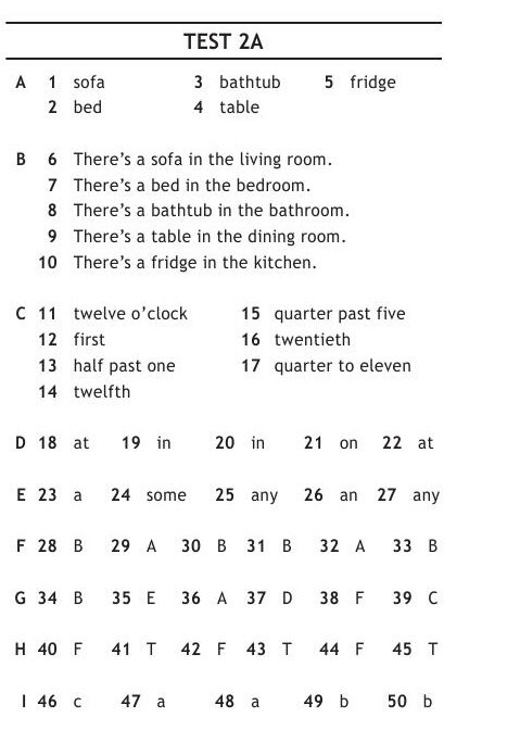 Тест буклет 6 класс английский язык ответы