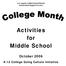 Activities for Middle School