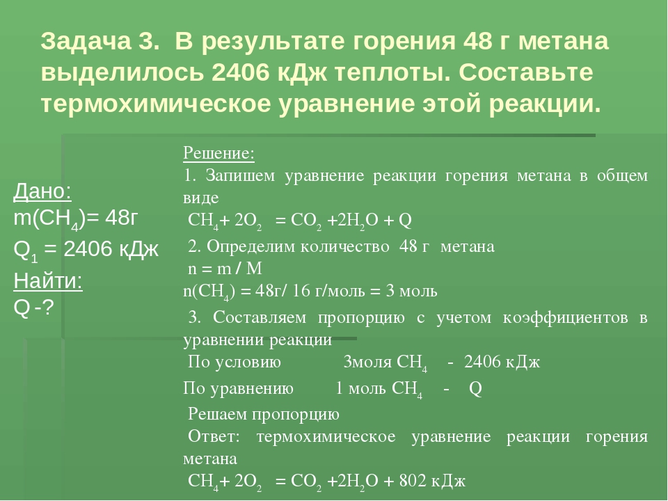 Составьте уравнение реакций горения водорода. Тепловой эффект реакции сгорания метана. Задачи на горение химия. Задача реакций горения. Задачи по реакции сгорания.