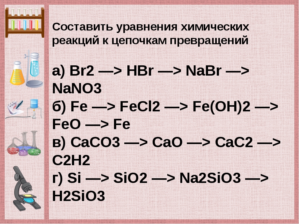 Febr3 na2s. Уравнения химических реакций. Цепочка химических превращений. Составление уравнений химических реакций. Цепочка химических уравнений.