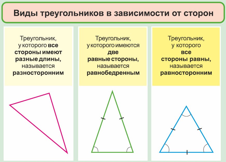 виды треугольников 1
